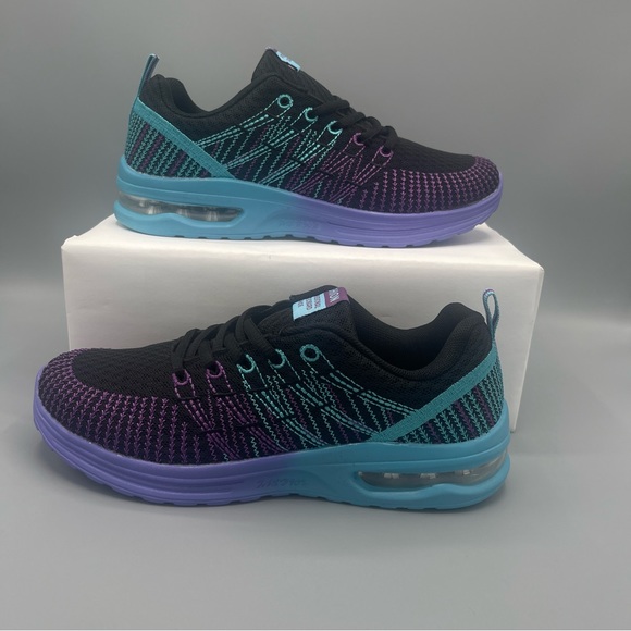 Women's Air Cushioned Sports Shoes Running Casual Gym Tennis Sneakers Walking# - Picture 9 of 11